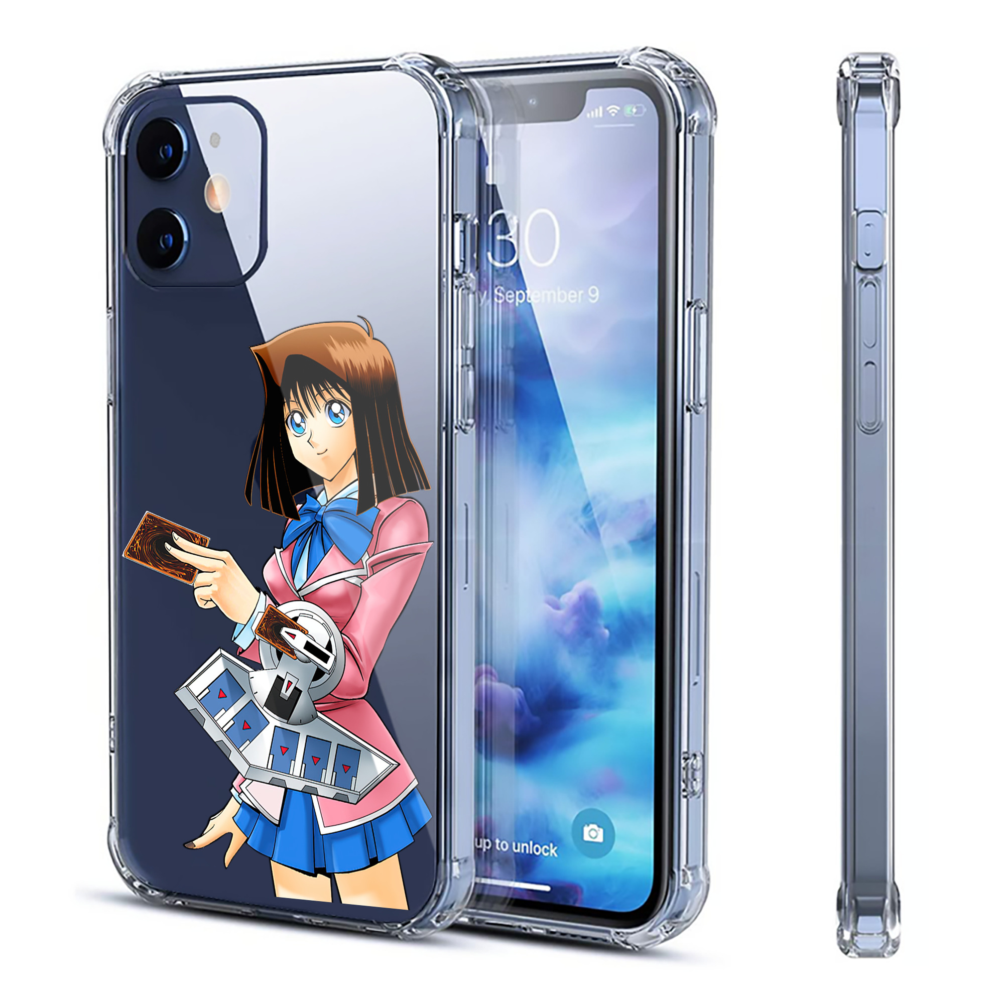 （画像用） 遊☆戯☆王 Yu-Gi-Oh! 【iPhone 12シリーズ対応】透明スマホケース（クリアソフトケース）